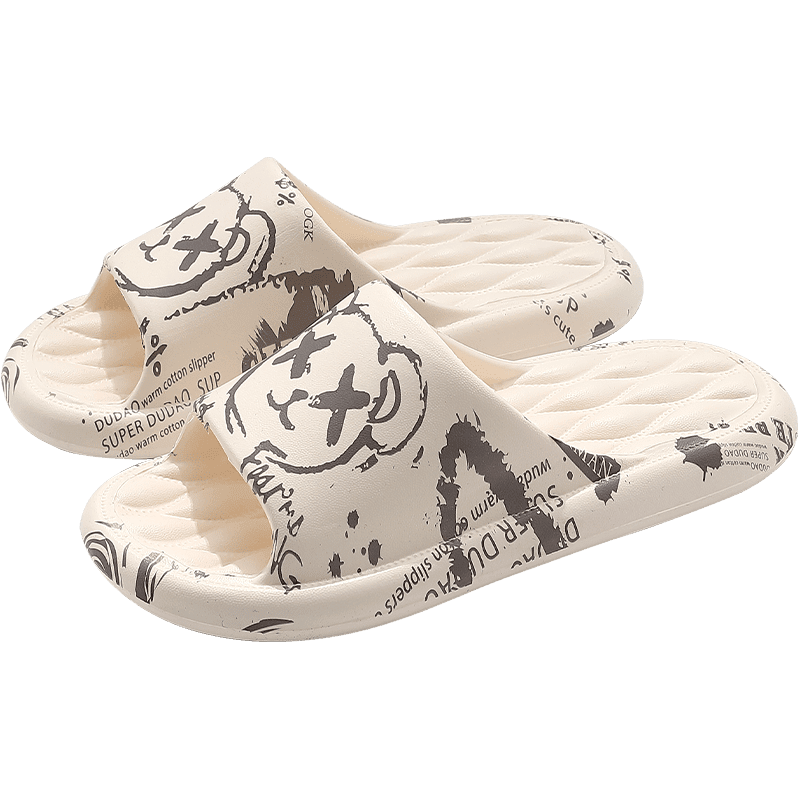 Men's Trendy Slip On Slides With Assorted Colors, Casual Walking