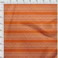 thumbnail image 3 of oneOone Polyester Lycra Orange Fabric Floral Bandhani Craft Projects Decor Fabric Printed By The Yard 56 Inch Wide, 3 of 4
