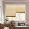 thumbnail image 5 of LUCKUP Cordless Bamboo Roman Blinds Shades for Indoor Windows-Blackout Room Darkening Roman Blinds with 6" Valance Cover Enhanced Privacy, 20" W x 64" H, 5 of 7