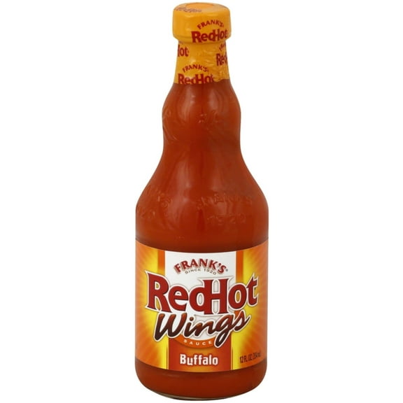 Frank's Red Hot Wings Sauce, Buffalo 12 oz (Pack of 4)