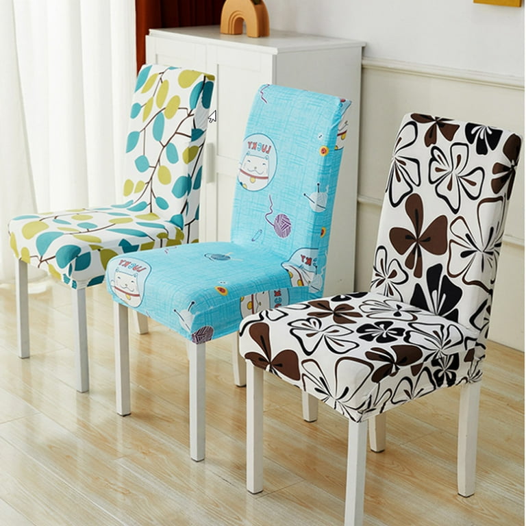 Removable washable dining chair cover Sofa cover protection spandex fabric printed pattern chair cover Free Elephant Walmart
