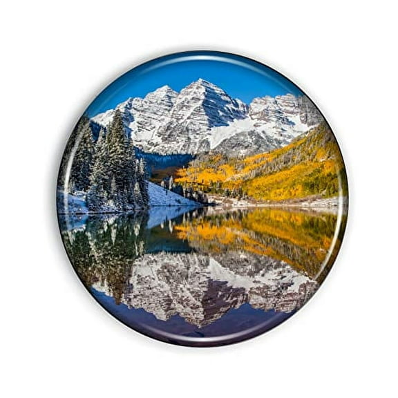 Colorado Magnet Strong And Flexible Colorado Refrigerator Magnet 1.1 Inch Epoxy Dome