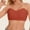 Orange, variant on Fznquz Wirefree Womens Bras under $5 Sexy Soft Strapless Bandeau Push Up Black Bras Women