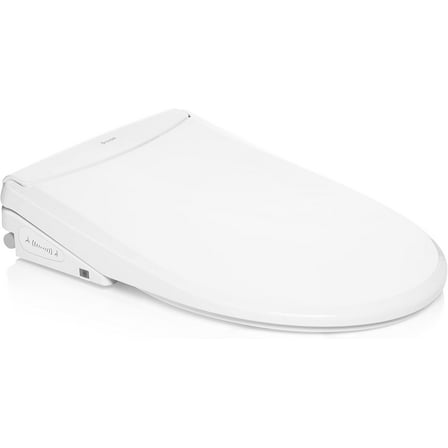 Open Box Brondell LS1800-RW Swash Electric Bidet Toilet Seat Round - White