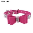 thumbnail image 2 of Crystal dog collar with bow necklace Rhinestone dog collar gold sparkly dog, 2 of 5