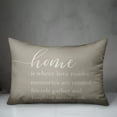 thumbnail image 3 of Creative Products Gray Home is Where Love is 14x20 Indoor / Outdoor Pillow, 3 of 3