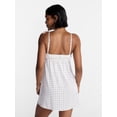 thumbnail image 3 of No Boundaries Knot Front Slip Mini Dress, Women’s XXS-XXL, 3 of 5