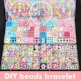 thumbnail image 2 of Kids DIY Bead Accessories Set - 24 Grid, Bracelet & Necklace Making Kit, Creative & Educational Toy for Ages 5+, Perfect Birthday Gift, 2 of 8