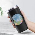 thumbnail image 2 of 20oz Powder Coated Easter Tumbler with Telescopic Straw, Insulated Travel Mug, [Easter Theme] Print, 2 of 6