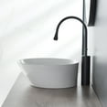 thumbnail image 3 of Bothwa Home Modern Bathroom Vessel Sink – Stylish Above-Counter White Porcelain Sink, Durable Ceramic, Easy Top-Mount Installation, 3 of 11
