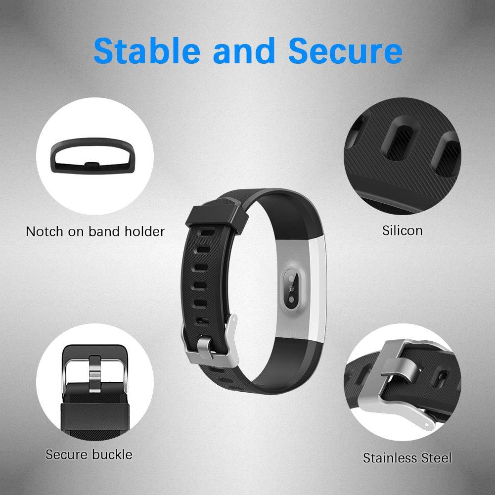 LETSCOM Replacement Bands for Fitness Tracker ID115PlusHR 