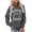 Dark Gray [Halloween Shirts for Women Clearance], variant on WEIWEN Ghost Malone Sweatshirt for Women Funny Graphic Halloween Shirts for Women Casual Crewneck Pullover Sweaters Long Sleeve Fashion Clothing Brown, S