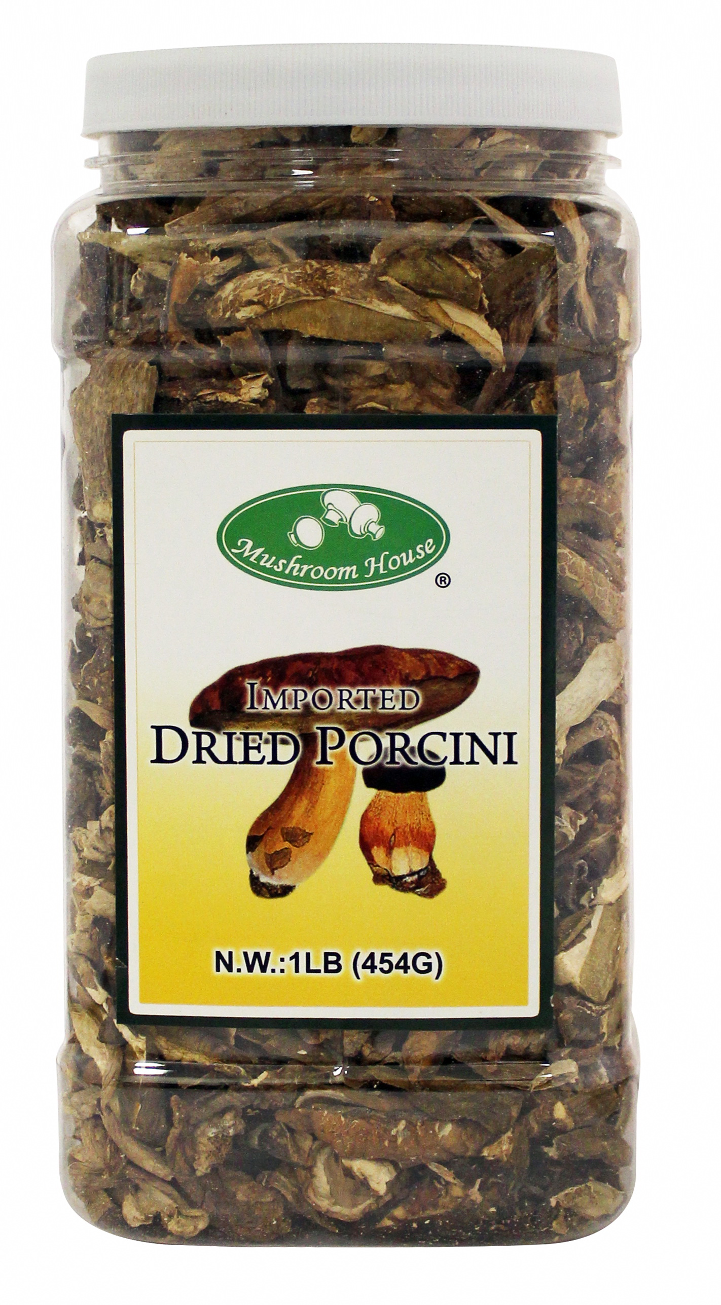 Dried Porcini AA Extra Mushrooms 1 lb Jar