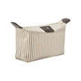 thumbnail image 2 of xiaxaixu Women Waterproof Makeup Bag, Classic Striped Cosmetic Organizer Multifunctional Pouch, 2 of 7