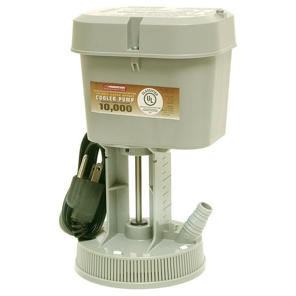 Evaporative Cooler Pumps -1095, Replacement Water Pump for Swamp Coolers, Black - 1095 Cooler Parts, Evaporative Cooling System Pump, Portable AC Pump