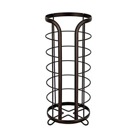 BROOKSTONE Bronze Toilet Paper Holder, Freestanding, Modern Design, Holds Mega Rolls