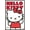 Barnwood Framed Version, variant on Hello Kitty and Friends- Kitty White Feature Series Wall Poster, 14.725" x 22.375" Framed