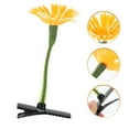 thumbnail image 3 of 20 pinzas para el cabello con forma de girasol, ideales para fiestas y como adorno para el cabello., 3 of 7