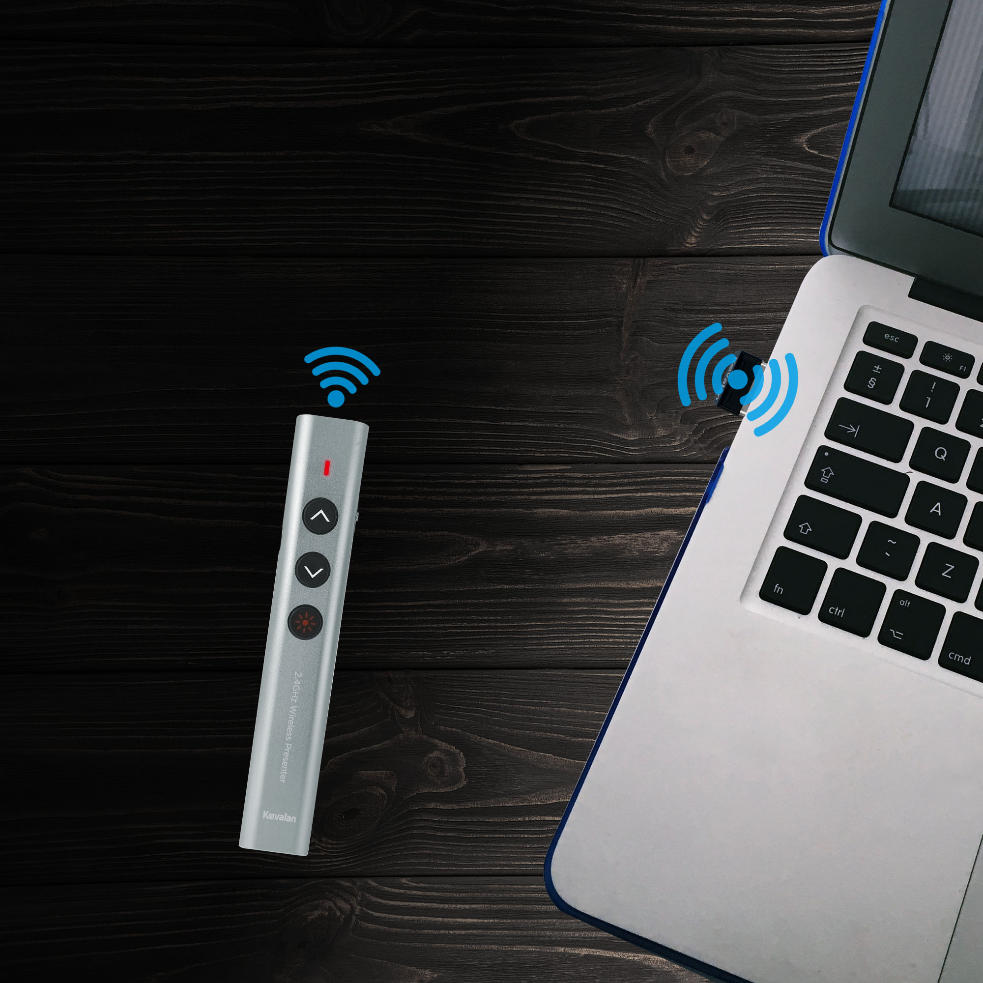 Buy Kavalan Aluminum 2.4G Rechargeable Wireless Presenter, Remote