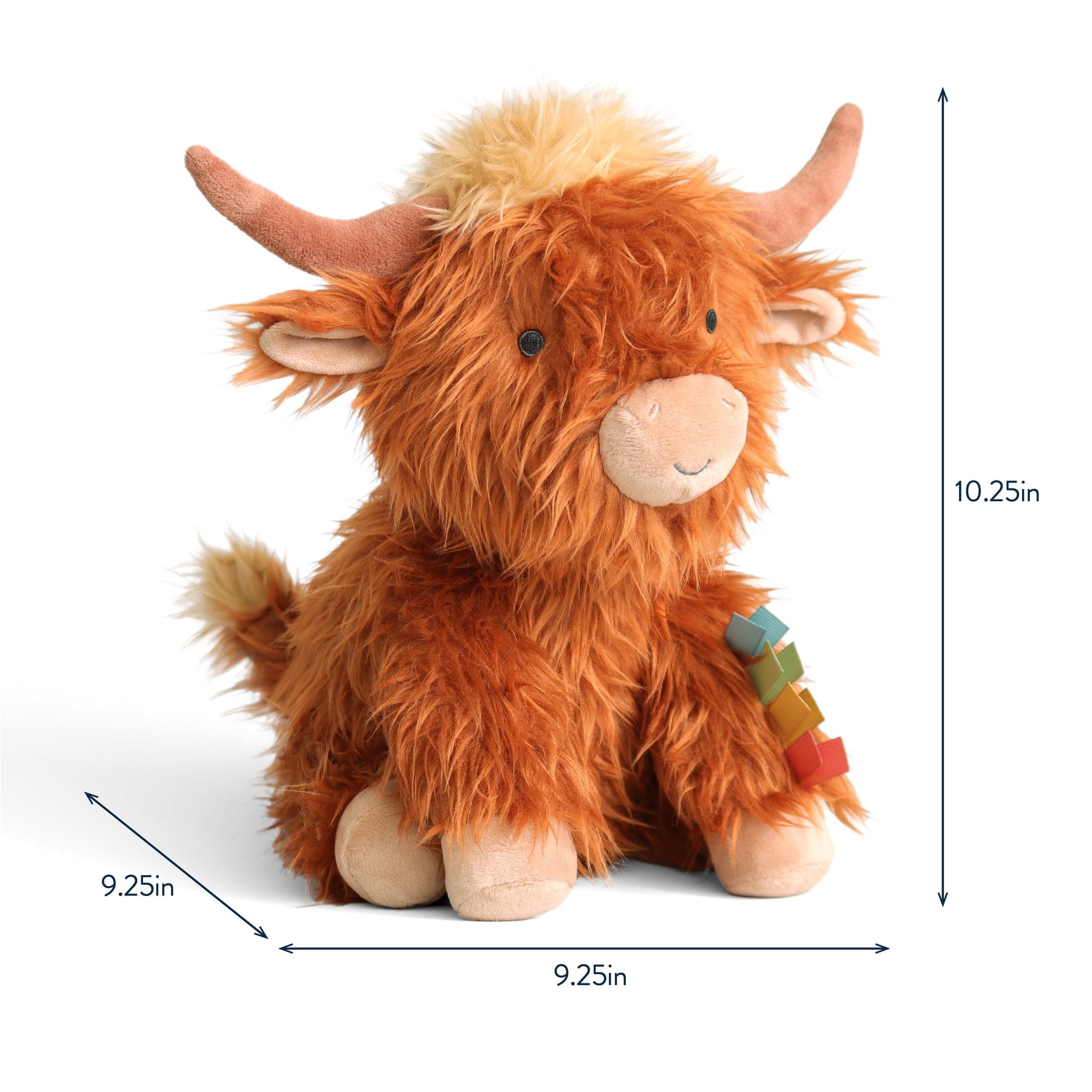 Itzy Ritzy Sweetie Snuggles™ Highland Cow Plush - Walmart.com