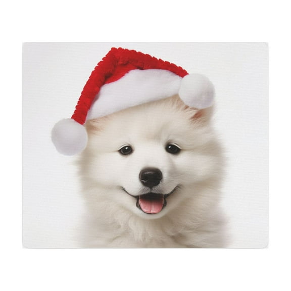 DistinctInk Mouse Pad - 1/4" Foam Rubber - Samoyed Puppy