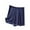 Blue, variant on Timegard Womens Pjs Shorts Ruffle Elastic Waist Loose Soft Loungewear Solid Color Pajamas Shorts Summer