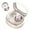 Off-White, variant on Sleep Ear Buds, Bluetooth 5.4 Ultra-Mini Sleep Earbuds for Side Sleepers, Hi-Fi Stereo 3D Bass Noise Cancelling Wireless headphones, 53H Playtime with IP7 Waterproof LED Earphones, USB C