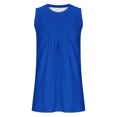 thumbnail image 4 of FAIWAD Camisole pour Femmes Smmuer Col Rond Sans Manches Tuniques Décontractées Froncées Grande Taille Chandails à Enfiler, 4 of 4