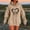 A_ Khaki, variant on Olyvenn Women's Graphic Hoodies Heart Print Drawstring Long Sleeve Pocket Sweatshirt Fall Fashion Pullover Tops Black M