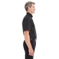 thumbnail image 2 of D620S Devon & Jones Men's Woven Solid Short-Sleeve Shirt Black 4XL, 2 of 3