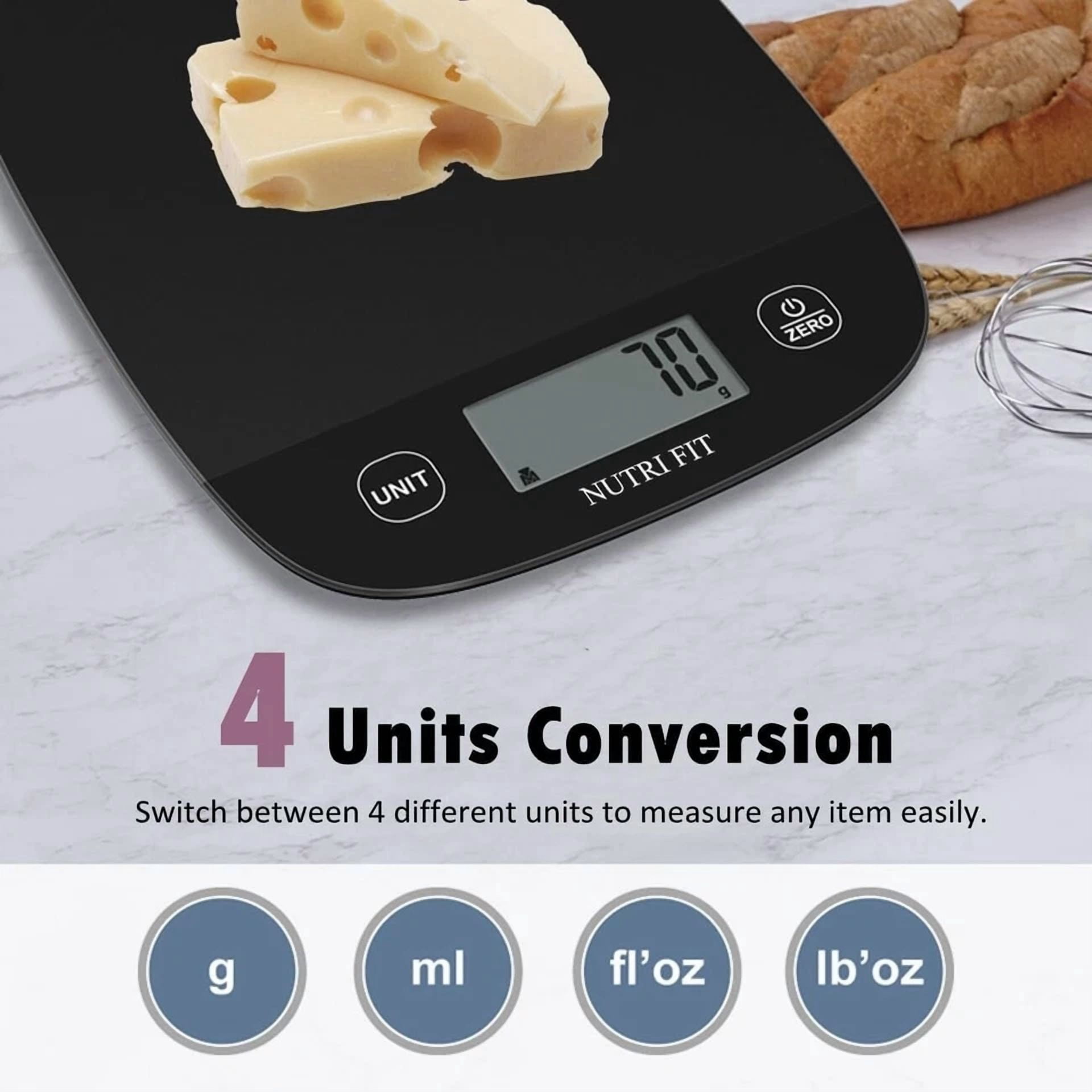CRESTIN- Digital Food Scale Kitchen 0.1Oz Ultra Slim, Coffee Scale, Weighing For Ounces