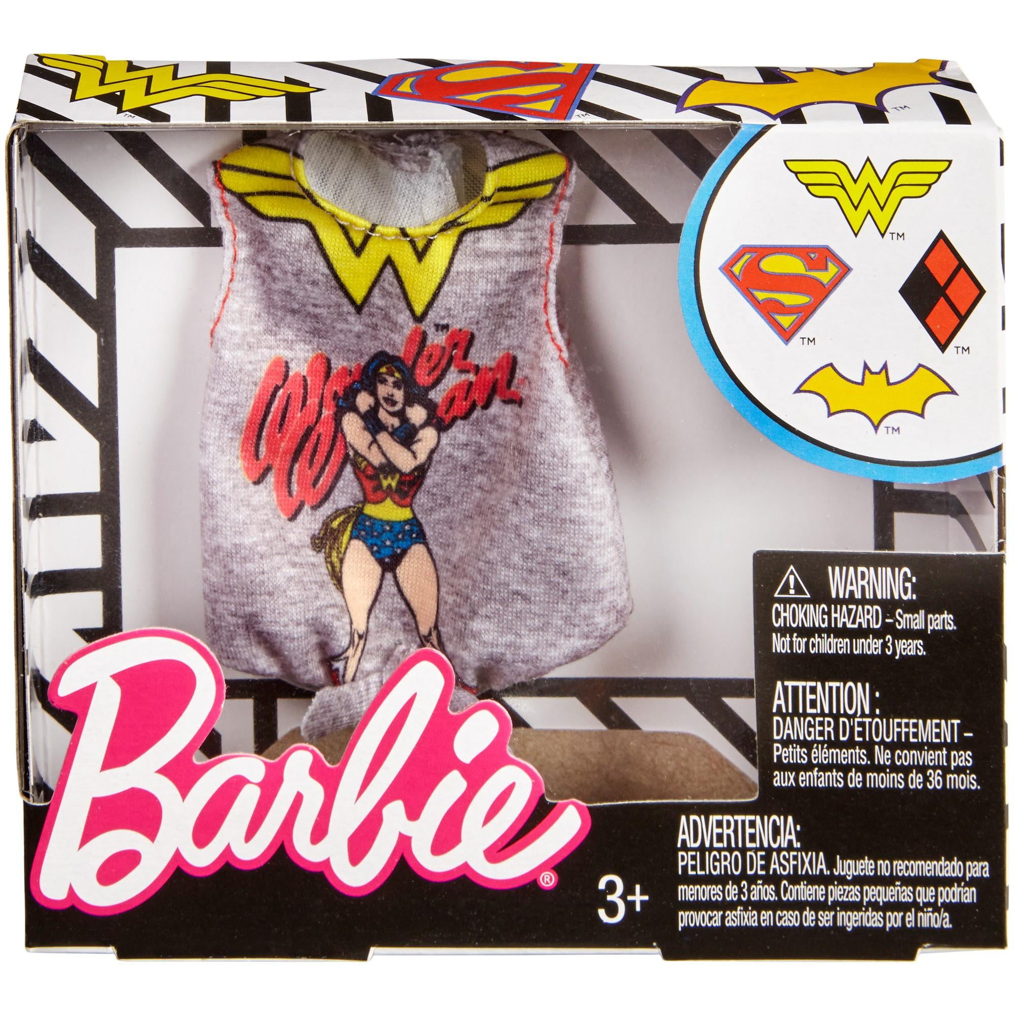 JEWELRY NEW 2019 Barbie DC COMICS Wonder Woman Fashion Pack  DRESS,JACKET 