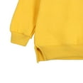 thumbnail image 4 of 2-12Years Boys And Girls Sweater Coat Round Neck Small And Medium Children's Pullover Solid Color Fleece Top, 4 of 5