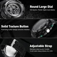 thumbnail image 5 of Swimming Diving Watch 10 ATM Waterproof for Men Boys with Chronograph, Alarm, Calendar, Timer and Dual Time Zone Display, 12/24 Hour Format, 5 of 10