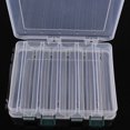 thumbnail image 6 of UDIYO Double Layers Fish Lure Bait Hook Tackle Box Fishing Tool Storage Case Container, 6 of 6