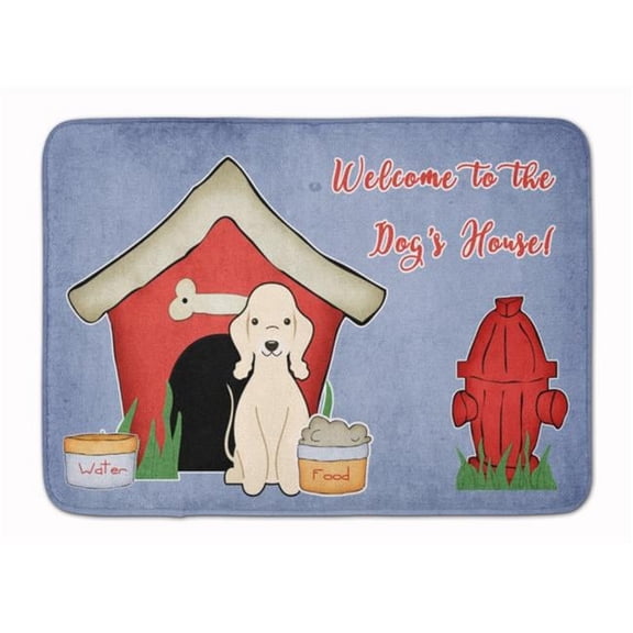 Carolines Treasures Dog House Bedlington Terrier Sandy Machine Washable Memory Foam Mat
