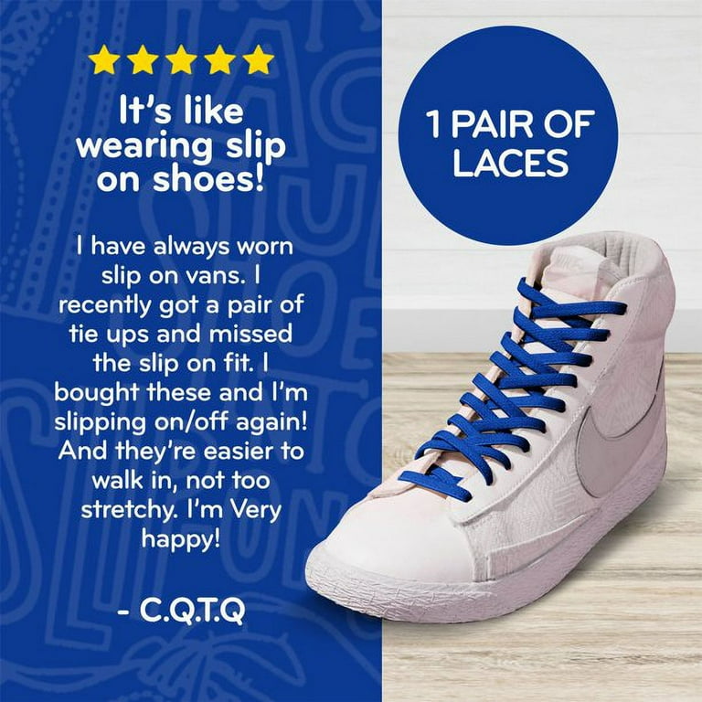 Blue hotsell shoelaces walmart