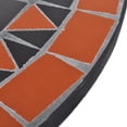 thumbnail image 3 of vidaXL Table de Bistrot Terre Cuite et Blanc 60 cm Mosaïque, 3 of 4