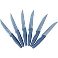 thumbnail image 3 of Nutriblade Steak Knife Set by Granitestone, High Grade Professional Chef Kitchen Knives Set, Knife Sets Toughened Stainless Steel w Nonstick Mineral Coating, Blue, 6 Piece, 3 of 4