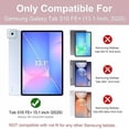 thumbnail image 2 of Funda con Teclado Bluetooth para Galaxy Tab S10 FE+ 13.1", Rosa, 2 of 9
