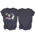 thumbnail image 5 of TayIor Sw1ft Chemises, Tyler Sw1ft Merch, Tyler Sw1ft, Mode Décontractée Imprimée Col Rond Manches Courtes Blouse Femmes Graphique Amateur de Musique TKFASHION Gris TTTG, 5 of 5