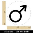 thumbnail image 2 of Mars Man Male Gender Symbol Self-Inking Rubber Stamp Ink Stamper - Red Ink - Medium 1 Inch, 2 of 7