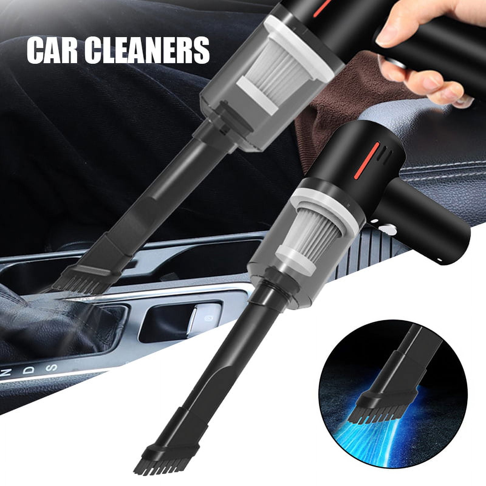 Portable Car Vacuum Cleaner: High Power Cordless Handheld Vacuum - 12V –  Hongbo
