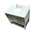 thumbnail image 3 of Bellaterra Home 808130-31-CO 31" Vanity In Gray Pine Top w/ Quartz & Oval Sink, 3 of 7
