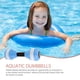 thumbnail image 4 of Mancuernas de espuma EVA para agua | Par de mancuernas flotantes para ejercicios acuáticos | Equipo de fitness para piscinas, yoga acuático y aeróbic, 4 of 5