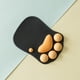 thumbnail image 3 of Alfombrilla de ratón con forma de pata de gato, antideslizante, ergonómica, multiusos, con soporte para muñecas, para el hogar, la oficina y el trabajo, color negro clásico, 3 of 6