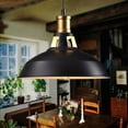 thumbnail image 2 of Lámpara colgante de hierro forjado con acabado satinado, iluminación colgante de metal para pasillo, escalera, pasillo, cocina, porche, comedor, dormitorio, sala de estar (paquete de 2), 2 of 5