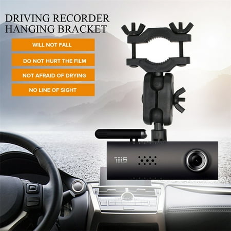 Leeten Car Rearview Mirror Driving Recorder Bracket Holder for Xiaomi DVR 70 Minutes Wifi Cam Mount 360 Degree Rotating Support Holder,As Shown
