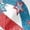American Flag Swirl, variant on Horse Cactus Fence Print Women Satin Silk Shirts Button Down T-Shirt Summer Fashion Trend V Neck Shirt Casual Roll-Up Short Sleeve Blouse TopsSize, 2XL