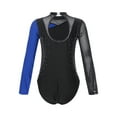 thumbnail image 4 of TiaoBug Gymnastics Leotard for Girls Athletic Dance Skating Jumpsuit Ballet Unitards Blue 14, 4 of 7